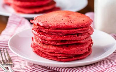 Delicious & Easy Red Velvet Protein Pancakes Recipe