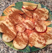 sprinkled apples