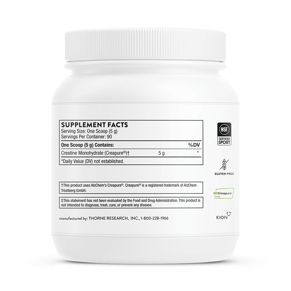 thorne creatine review ingredient